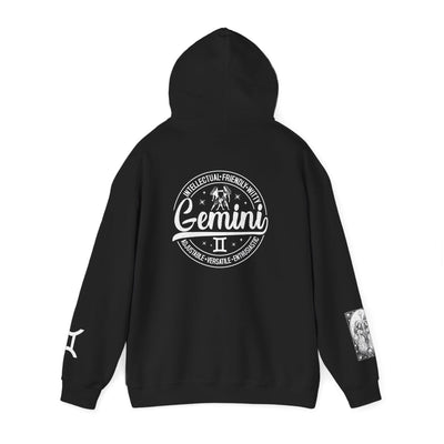 Gemini Zodiac Hoodie, Astrology Sweatshirt, Gemini Gift, Constellation Apparel, Horoscope Fashion, Star Sign Clothing