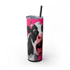 Moo Bitch Get Out The Way - Funny Cow 20oz Skinny Tumbler With Straw, Birthday Gift, Cow Lover, Party Drinkware, Adult Humor Drinkware, NSFW Cup
