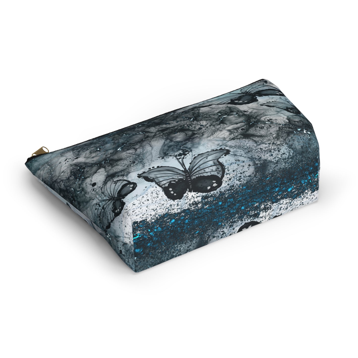 Butterfly Print Accessory Pouch - Makeup Bag, Travel Organizer, Gift for Her, Butterfly Lover, Eco-Friendly Storage