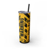 Danger To Avoid Argument, Do Not Question My Methods | 20oz Skinny Tumbler With Straw - Fun Gift for Sassy Friends, Adult Humor Drinkware, Ideal for Parties, Office Humor, Father's Day Gift