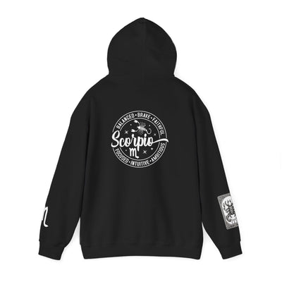 Scorpio Zodiac Hoodie, Astrology Hooded Sweatshirt Gift, Unisex Hoodie, Cosmo Apparel, Star Sign Clothing, Celestial Style Birthday Present