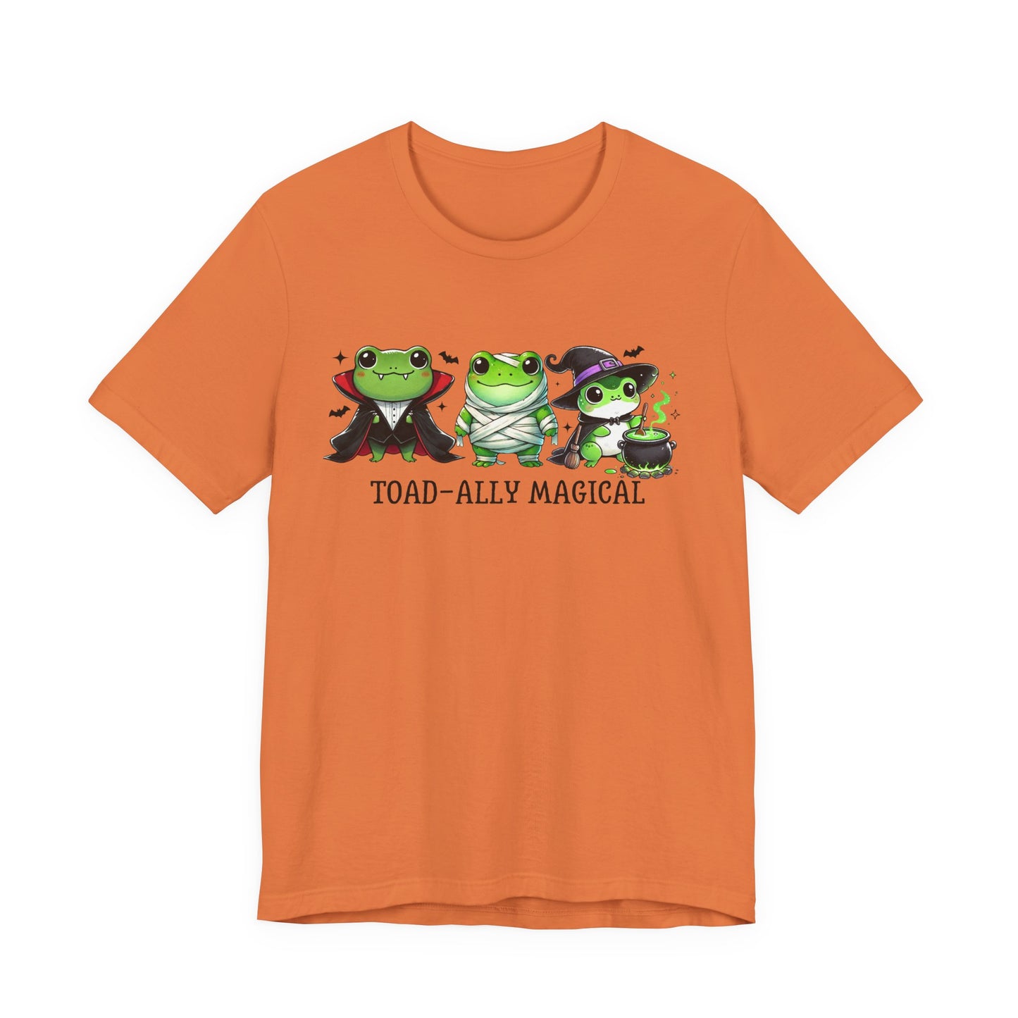 Toad-ally Magical Unisex Tee | Fun Frog Graphic Shirt for Halloween, Gifts, Everyday Wear, Unisex Casual Wear