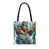 Sasquatch Adventure Tote Bag, Funny Outdoor Enthusiast Gift, Outdoor Lovers Bag, Quirky Shopping Tote, Camping Accessory