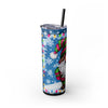 "Jingle All The Way" Gnome Christmas 20oz Skinny Tumbler with Straw | Holiday Tumbler Gift For Everyone