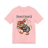 Spookily Bookish Tee, Perfect for Book Lovers, Great Gift for Halloween, Tees for Casual Wear, Quirky Duck Design