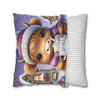 "Merry Christmoos" Cute Higland Cow Christmas Pillowcase | Holiday Decorative Throw Pillow Cover COVER ONLY