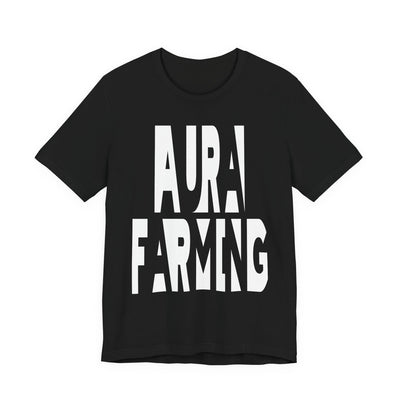 "Aura Farming" Unisex Adult Jersey Knit Short Sleeve T-Shirt Shirt