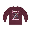 Queen "Stay Dangerous" Graphic Long Sleeve Tee | Edgy Anime Streetwear Shirt for Gangster Women