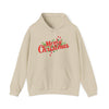 "Merry Christmas" Candy Cane Hoodie | Christmas Festive Holiday Hooded Sweatshirt