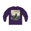 Gothic Raven F-CAW-F Crow Long Sleeve Tee – Alternative Fashion, Perfect for Halloween, Unisex Style