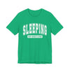 Sleeping Is My Favorite Sport Graphic Tee | Unisex Short Sleeve T-Shirt, Gift for Sleep Lovers, Casual Wear, Funny Sleep Shirt