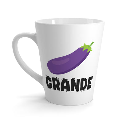 Grande Eggplant Latte Mug for Coffee Lovers, Perfect Gift for Birthdays, Holidays, Housewarming, Unique Office Mug, Customizable Design