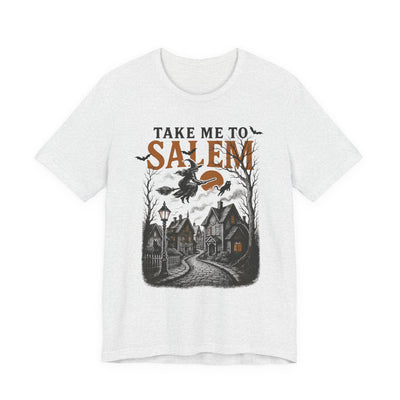 Salem Witch Graphic Tee | Unisex Short Sleeve T-Shirt, Halloween Shirt, Witchy T-shirt, Spooky Gift, Fall Apparel