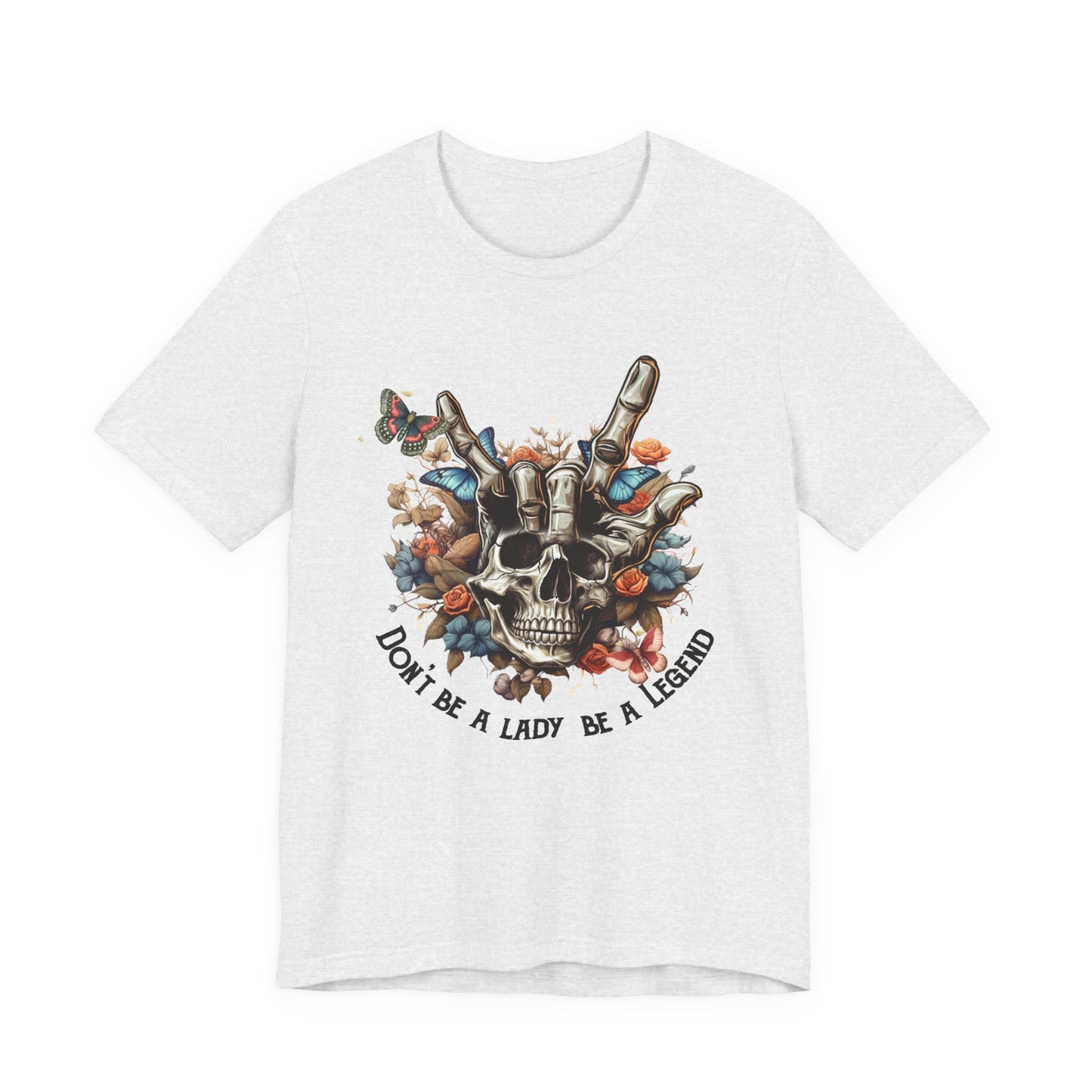 Legendary Skull Graphic Tee | Unisex Short Sleeve T-Shirt, Alternative Fashion, Edgy Apparel, Gift for Her, Statement Tee