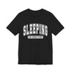 Sleeping Is My Favorite Sport Graphic Tee | Unisex Short Sleeve T-Shirt, Gift for Sleep Lovers, Casual Wear, Funny Sleep Shirt