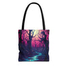 Mystical Forest Tote Bag - Enchanted Design for Nature Lovers, Eco-Friendly Gift, Shopping, Travel, Art Lover, Festival Bag