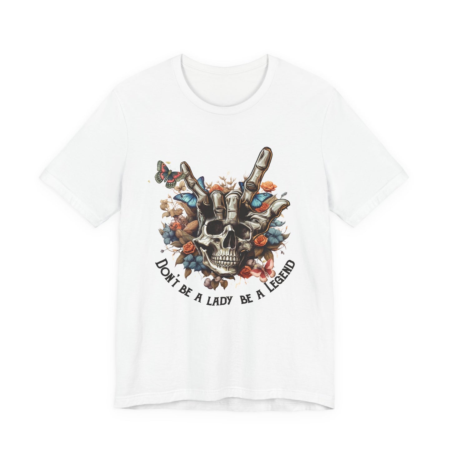 Legendary Skull Graphic Tee | Unisex Short Sleeve T-Shirt, Alternative Fashion, Edgy Apparel, Gift for Her, Statement Tee