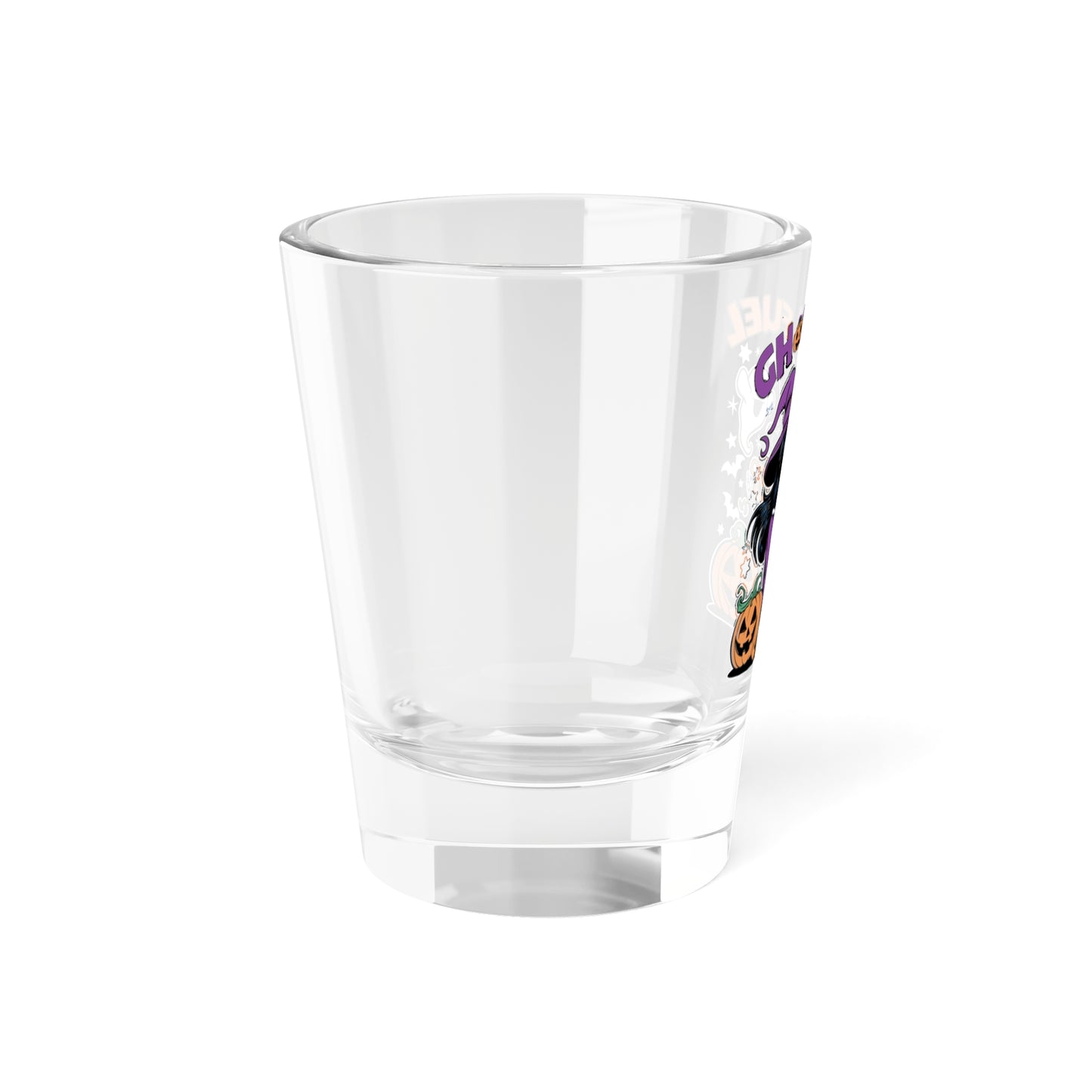 Halloween Themed 1.5oz Shot Glass, Ghoul Fuel Party Favors, Spooky Drinkware, Skeleton Decoration, Ghostly Gift Idea