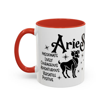 Aries Zodiac Sign Coffee Mug - Unique Horoscope Mug With Personality Traits