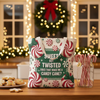 Candy Cane Christmas Tote Bag | Festive Holiday Gift & Shopping Bag