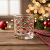 Christmas Stocking 10oz Rocks Glass | Holiday Cheer Drinkware