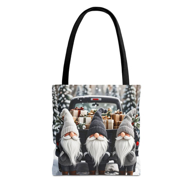 Gnome Christmas Tote Bag | Festive Holiday Gift & Shopping Bag, Cottagecore Christmas, Gift For Gnome Lovers