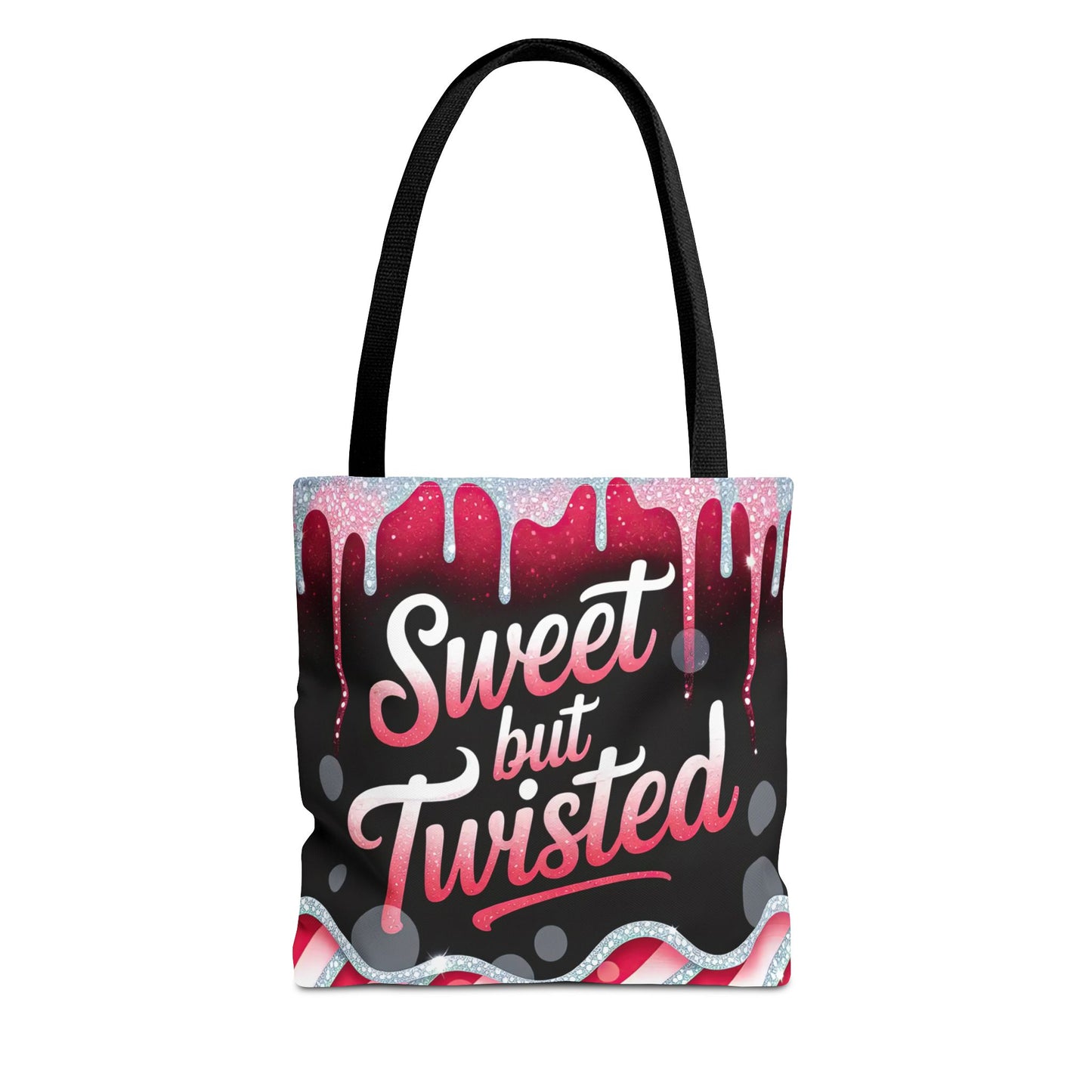 Sweet But Twisted Christmas Tote Bag | Festive Holiday Gift & Shopping Bag