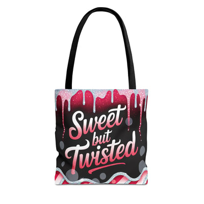 Sweet But Twisted Christmas Tote Bag | Festive Holiday Gift & Shopping Bag