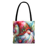 Gnome Christmas Tote Bag | Festive Holiday Gift & Shopping Bag